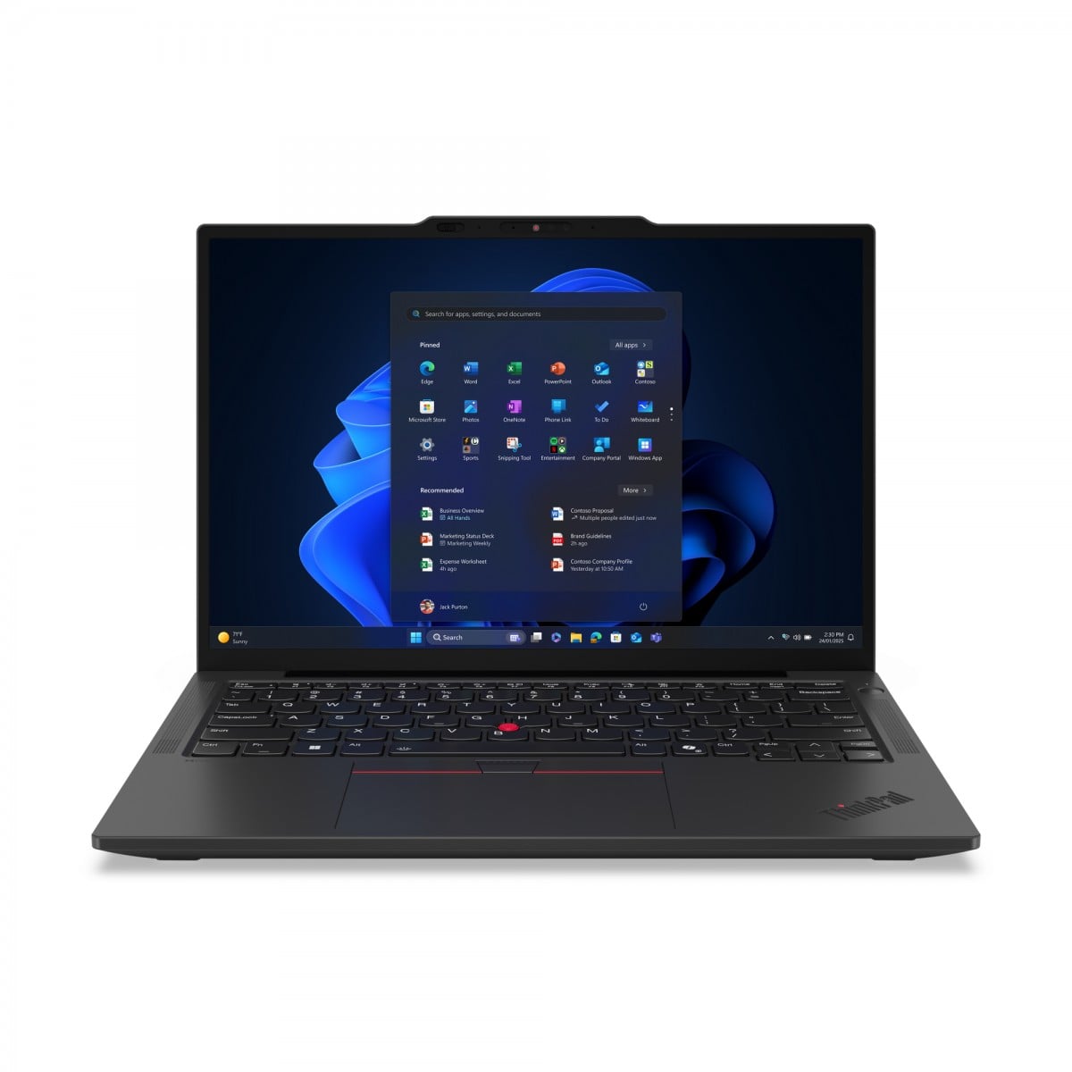 "Lenovo ThinkPad X13 Gen 6 (Intel) Intel Core Ultra 5 225U Ordinateur portable 33,8 cm (13.3"") WUXGA 16 Go LPDDR5x-SDRAM 512 Go SSD Wi-Fi 6E (802.11ax) Windows 1"
