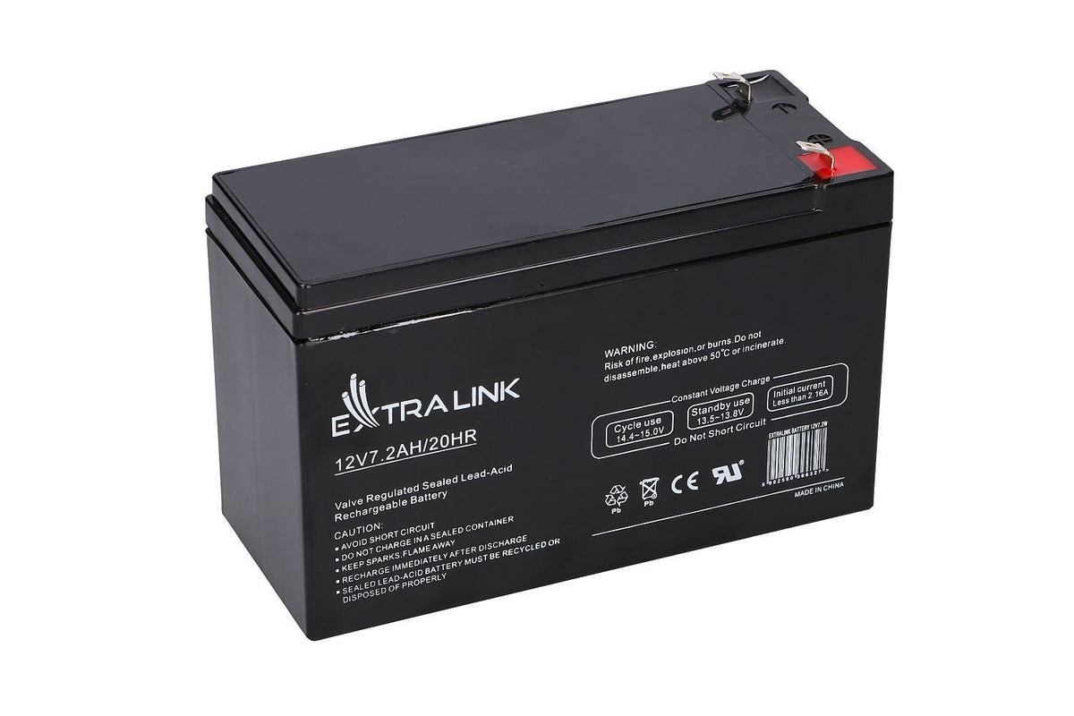 Extralink AGM 12V 7.2Ah - Batterie - 7.200 mAh Sealed Lead Acid (VRLA) 7,2 Ah