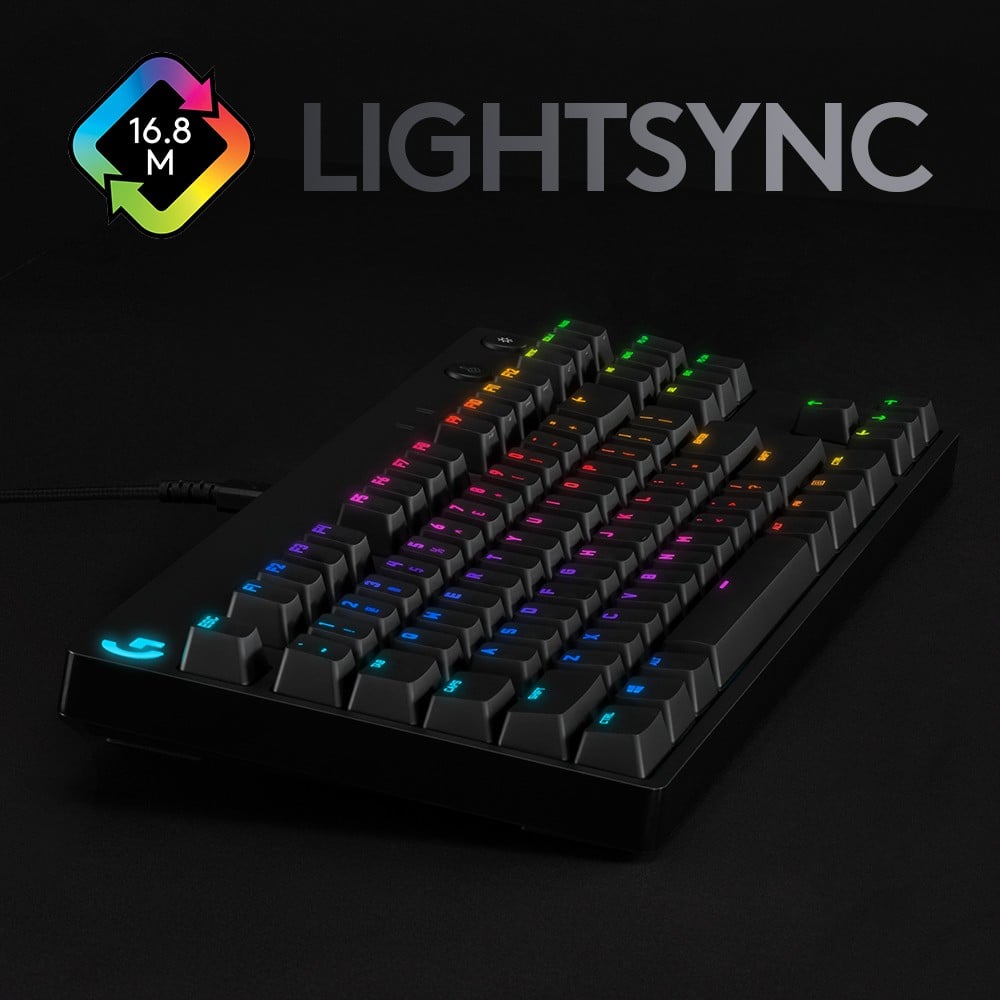 Logitech G PRO clavier Gaming USB QWERTY US International Noir
