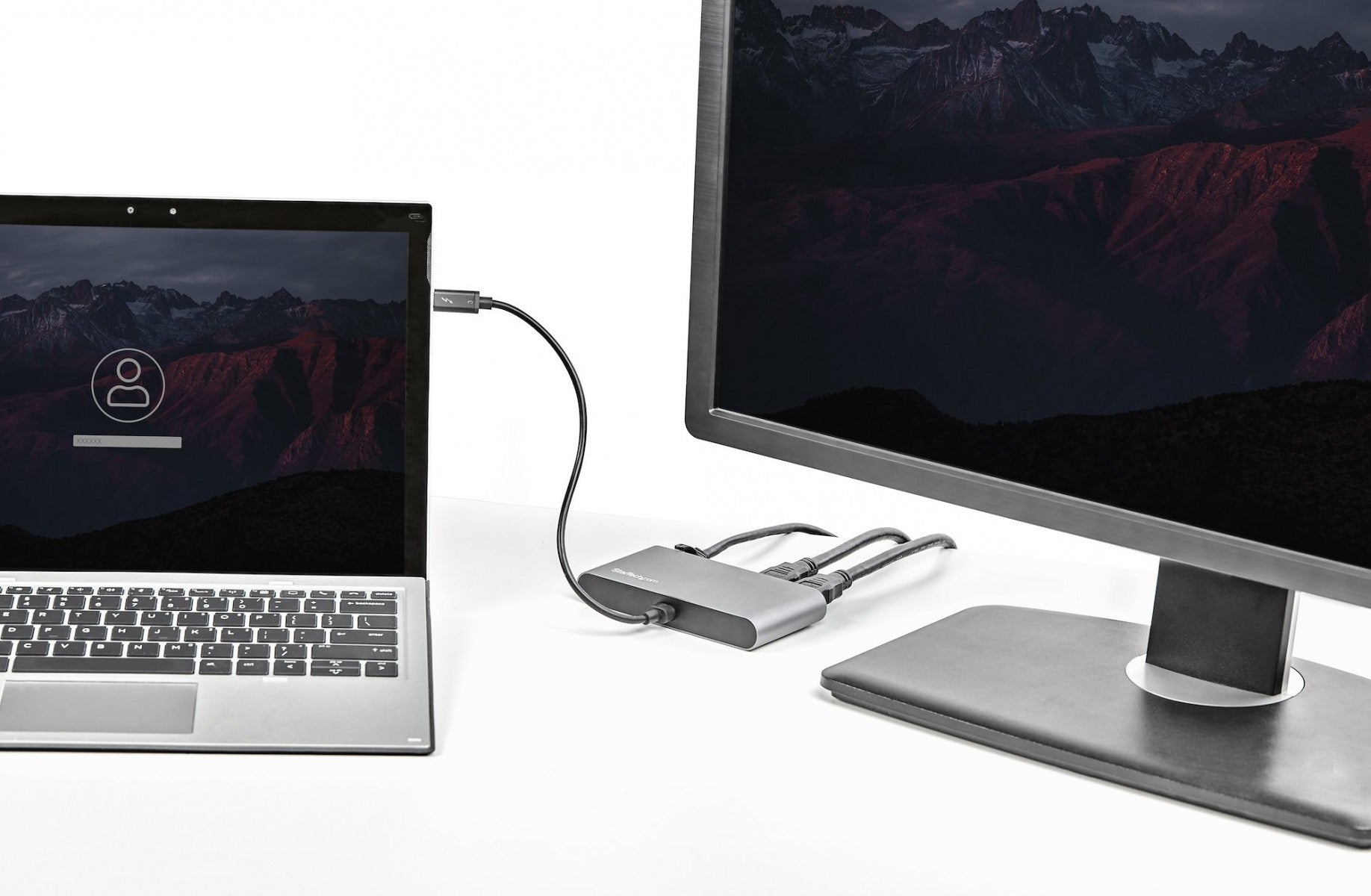 Thunderbolt 3 mini dock x2 HDMI monitors