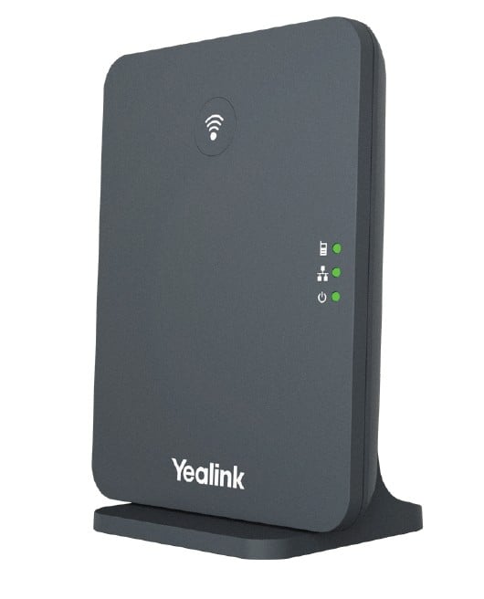 Yealink 1302017 W70B Téléphone sans fil avec une portée de 300m et un annuaire de 1000 entrées