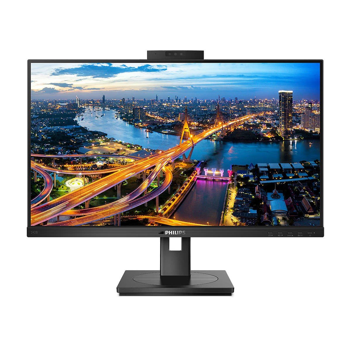 PHILIPS 242B1H/00 23.8p 1920x1080 IPS Flat H/A 150 MM Pivot 3 SIDE FRAMELESS TUV Eye certifierad USB HUB SPEAKERS