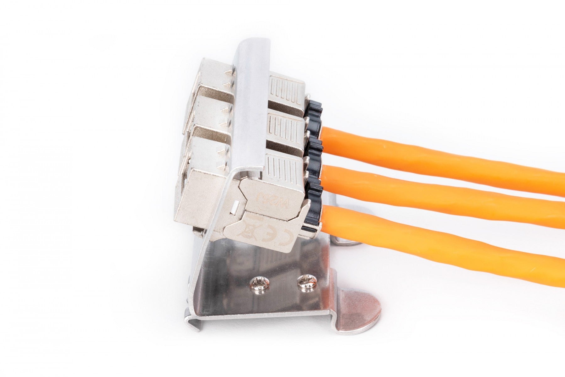 Adaptateur keystone pour rail DIN, profil pour 3x module keystone
