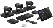 Yealink Native Microsoft Teams Rooms system for ProAV rooms : 3x SmartVision80, VCR20; MCoreKit-C5U; 1x AVHub; 1x MVC-BYOD-Extender USB-BYOD adapter; 1x RCH40 E2
