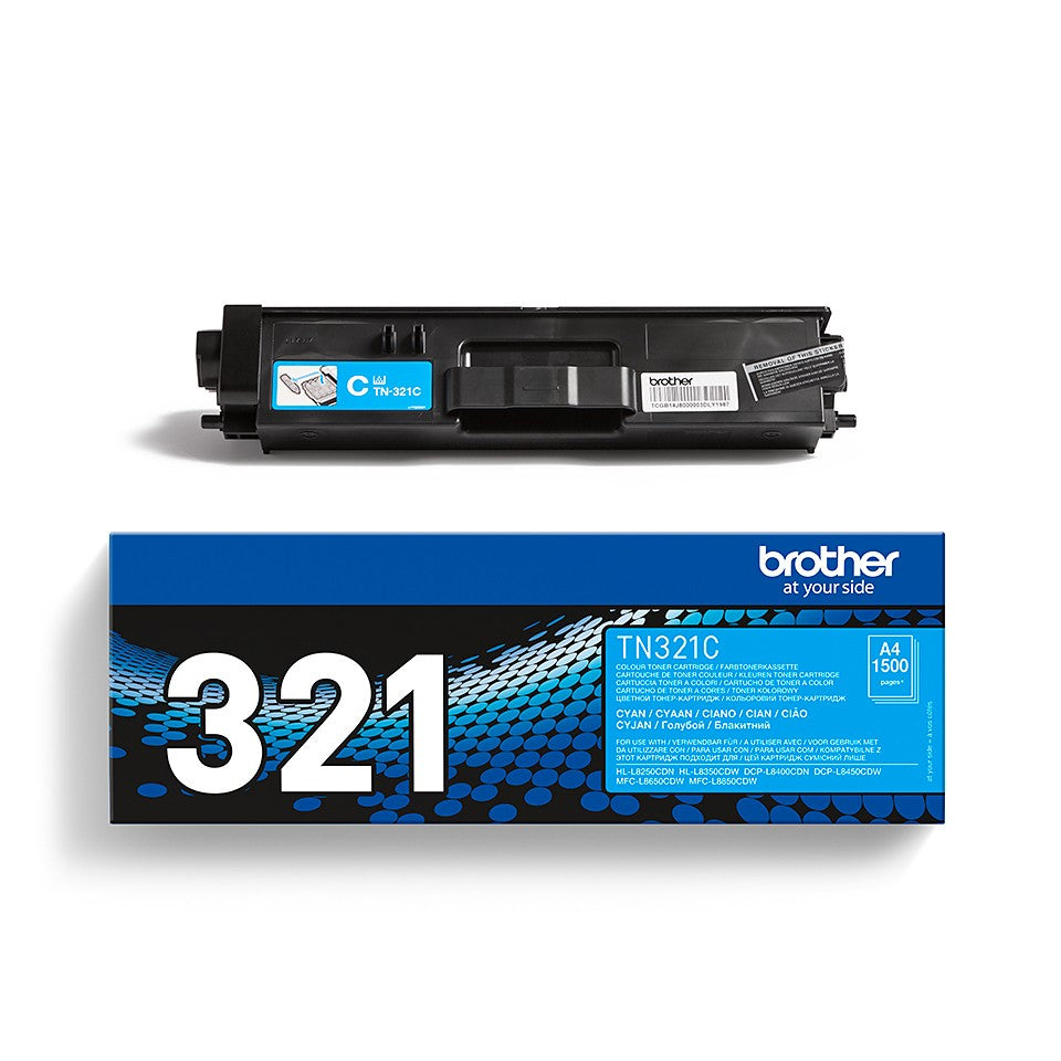 BROTHER TN-321C cartouche de toner cyan capacité standard 1.500 pages pack de 1