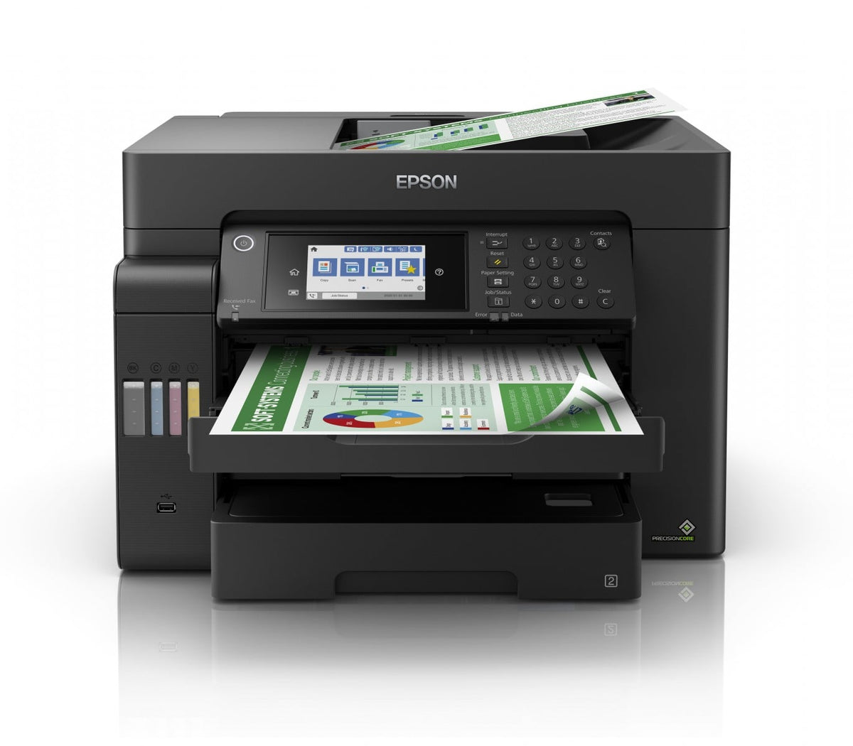 Epson EcoTank L15150 - appareil tout-en-un d'impression - impression, numérisation, copie, fax 4800 x 2400 DPI A3+ 25ppm Wi-Fi AirPrint