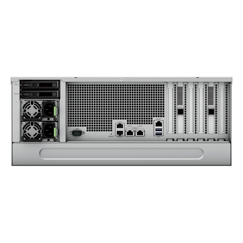 SYNOLOGY HD6500 high-density data storage 2xIntel Xeon Silver 4210R 10-core 2.4GHz Turbo Boost up to 3.2GHz 64Go DDR4 ECC RDIMM