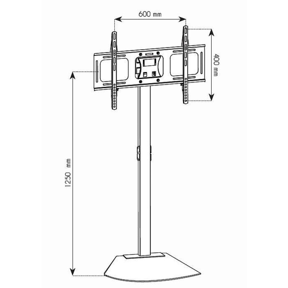 "Techly ICA-TR12 Support de sol réglable pour TV 32-70"" jusqu'a 45kg"