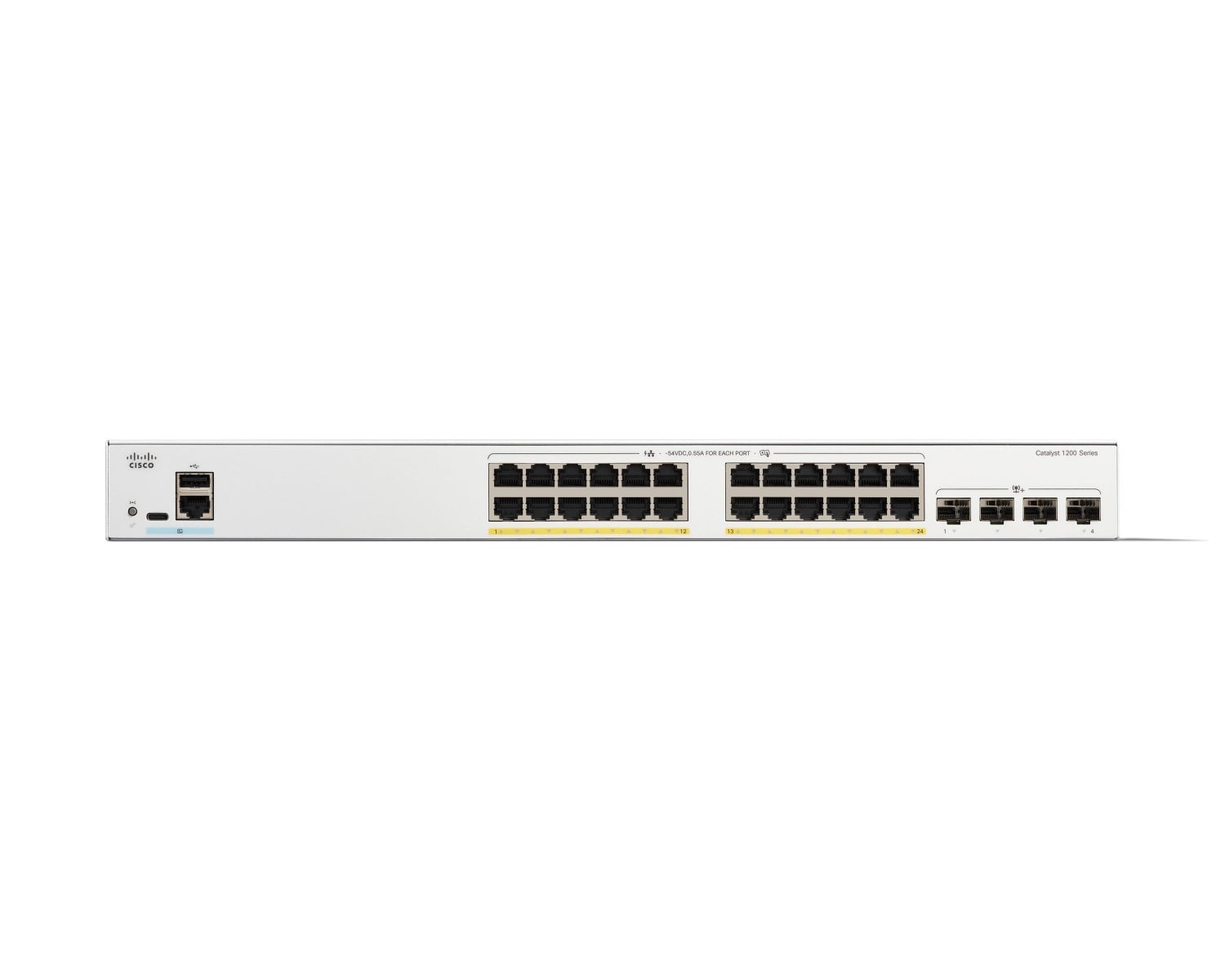 CISCO Catalyst 1200 24-port GE Full PoE 4x10G SFP+