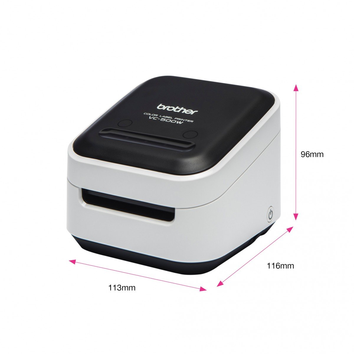 BROTHER VC-500W Label printer colour direct thermal Roll 5cm 313dpi 8mm/secmono/8mm/seccolour USB 2.0 Wi-Fi Cutter