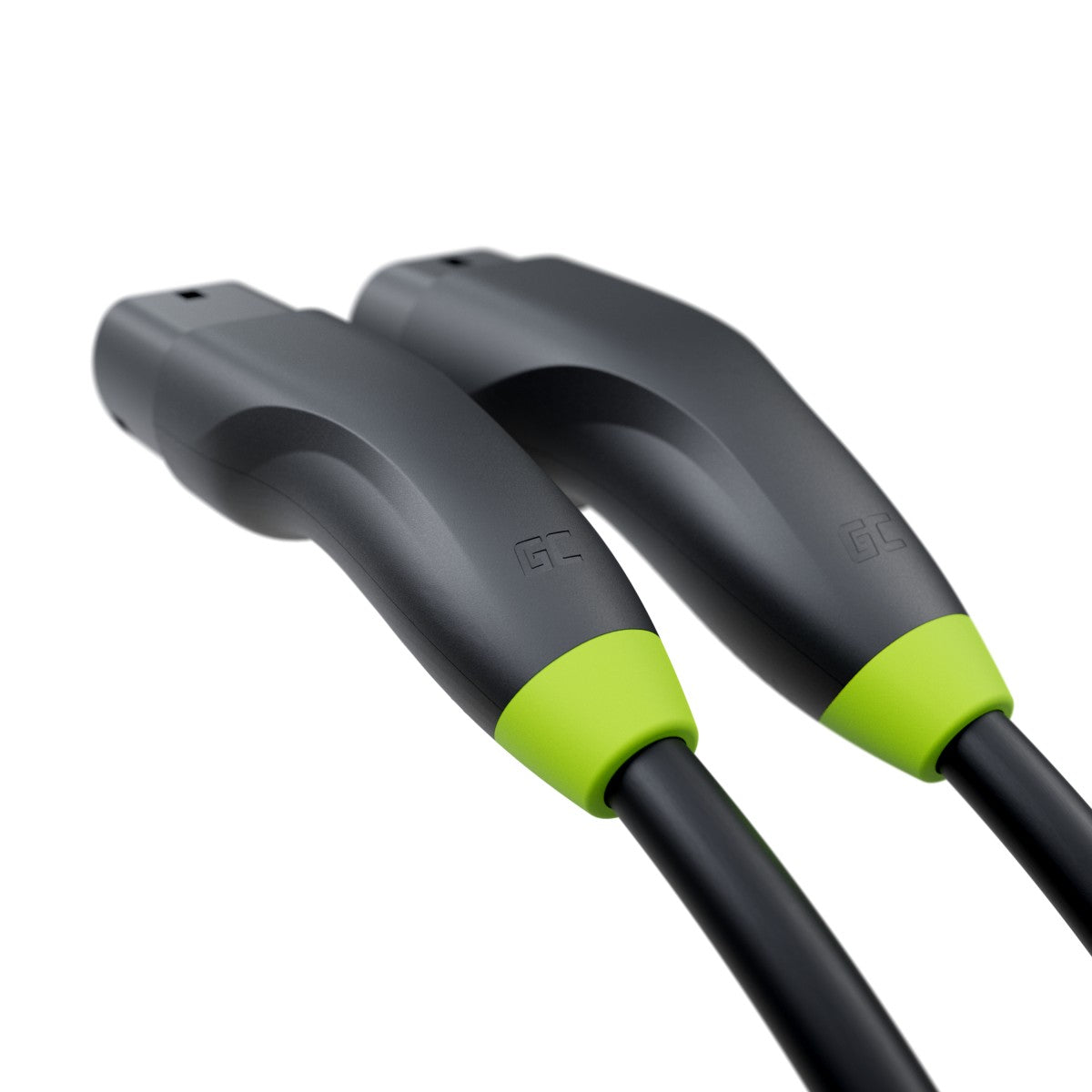 Green Cell EVKABGC03 Snap Câble EV Type 2 11kW 5m 16A pour recharge Tesla Model Y 3 S X, Kia EV6, VW ID.4, ID.5, BMW i4, iX, Ford Mach-E
