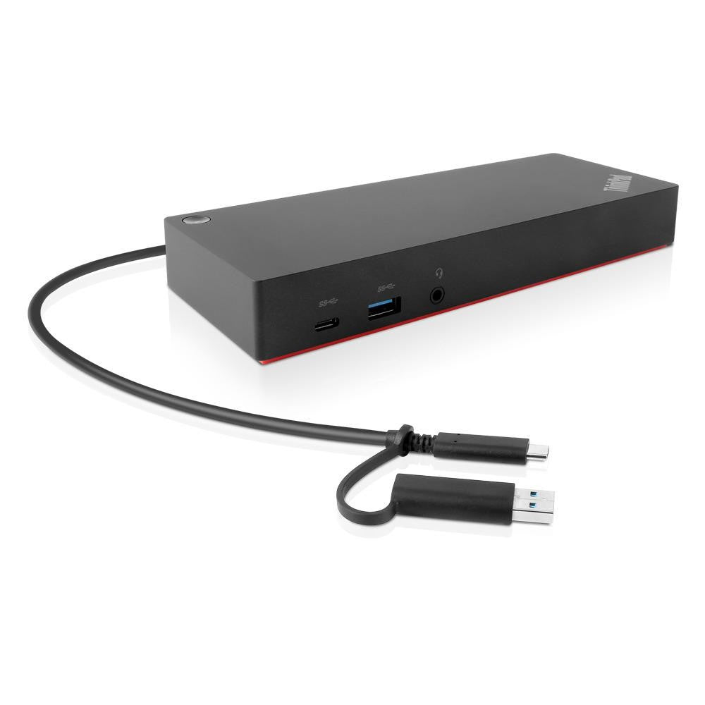 Lenovo 40AF0135DK ThinkPad Station d'accueil hybride USB-C avec Ethernet et alimentation