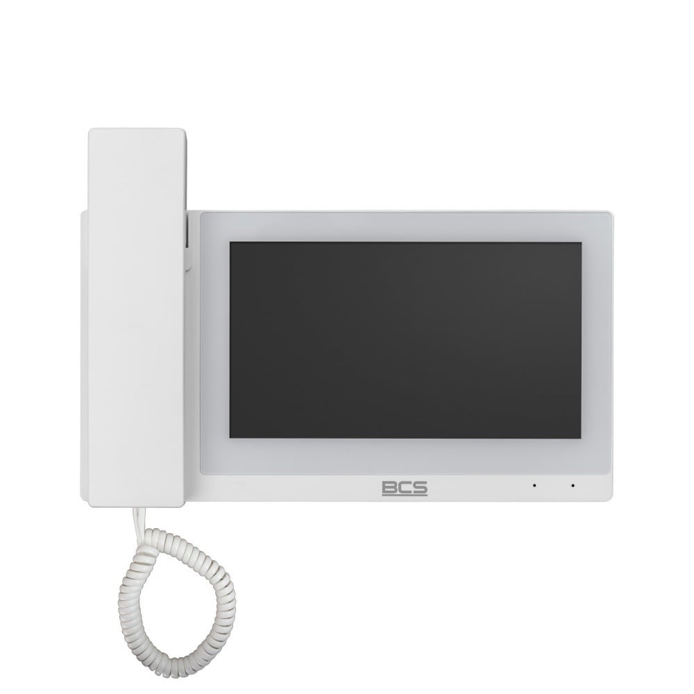 BCS BCS-MON7500W-S Moniteur Vidéo avec Fonction Intercom et Vision en Direct