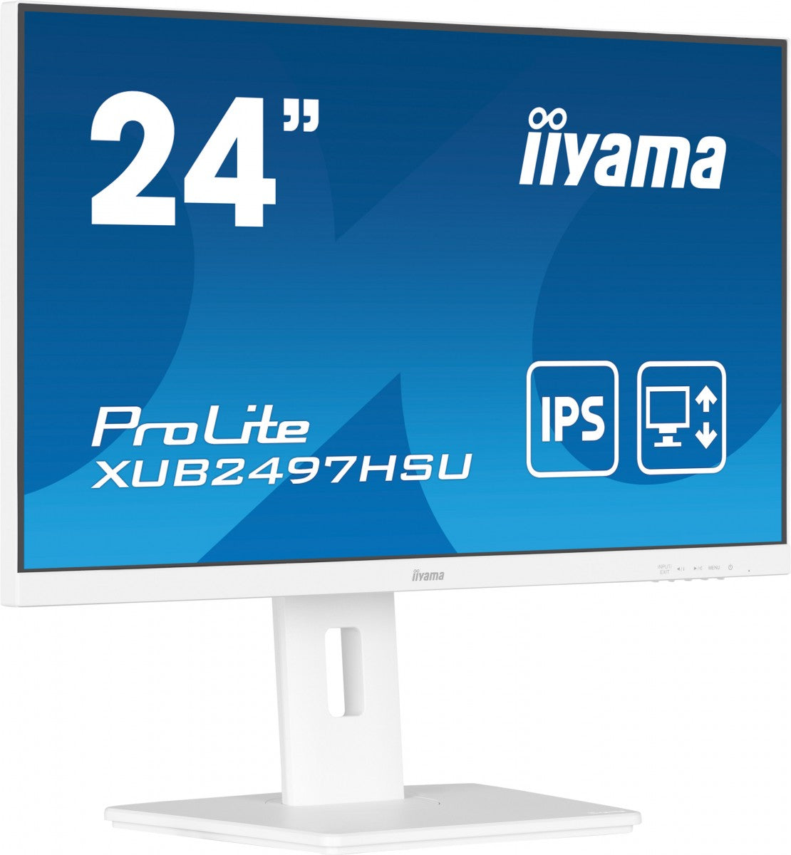 "iiyama ProLite XUB2497HSU-W2 écran plat de PC 60,5 cm (23.8"") 1920 x 1080 pixels Full HD LED Blanc"