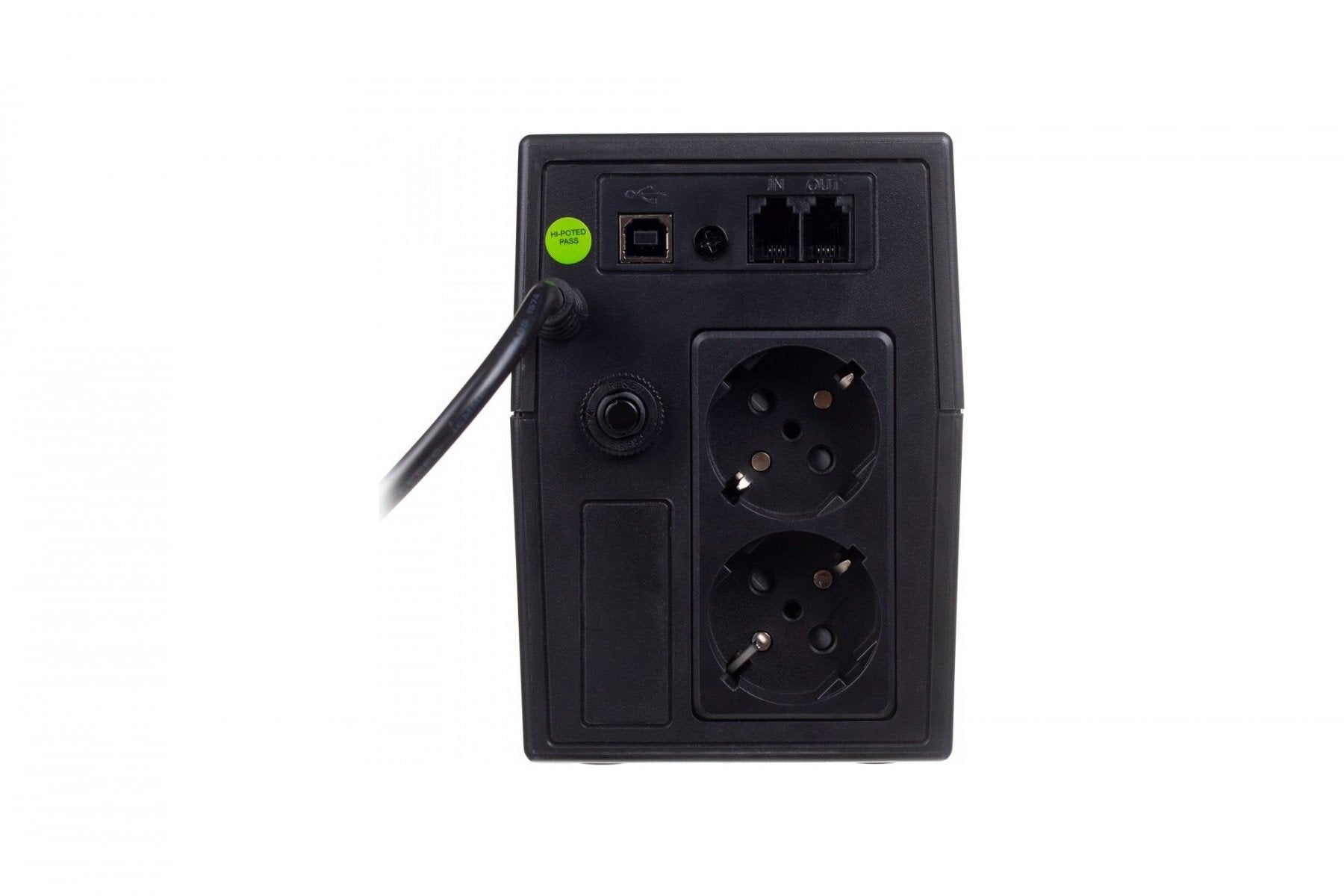 Digitus DN-170064 alimentation d'énergie non interruptible Interactivité de ligne 0,8 kVA 480 W 2 sortie(s) CA