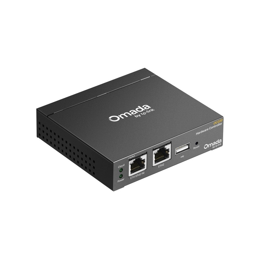 TP-LINK Omada Hardware Controller 2x 10/100/1000 Mbps Ethernet Ports 1x USB 2.0 Port 1x Micro USB Port