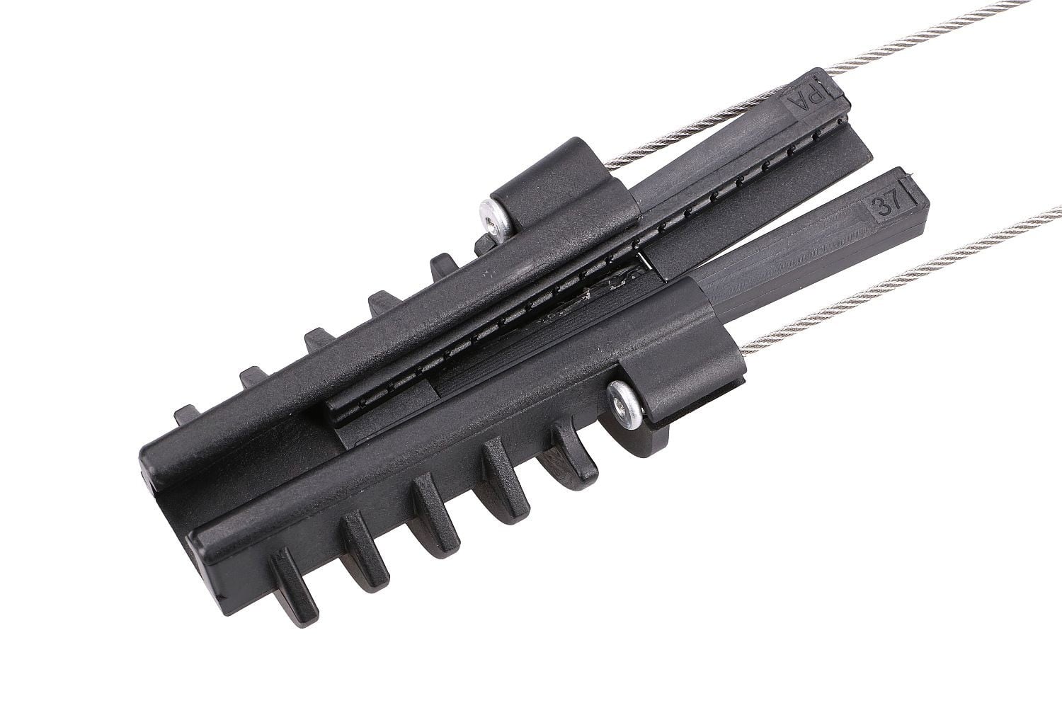 Extralink ANCHORING CLAMP PA6-9 range-câbles et serre-câbles Noir, Acier