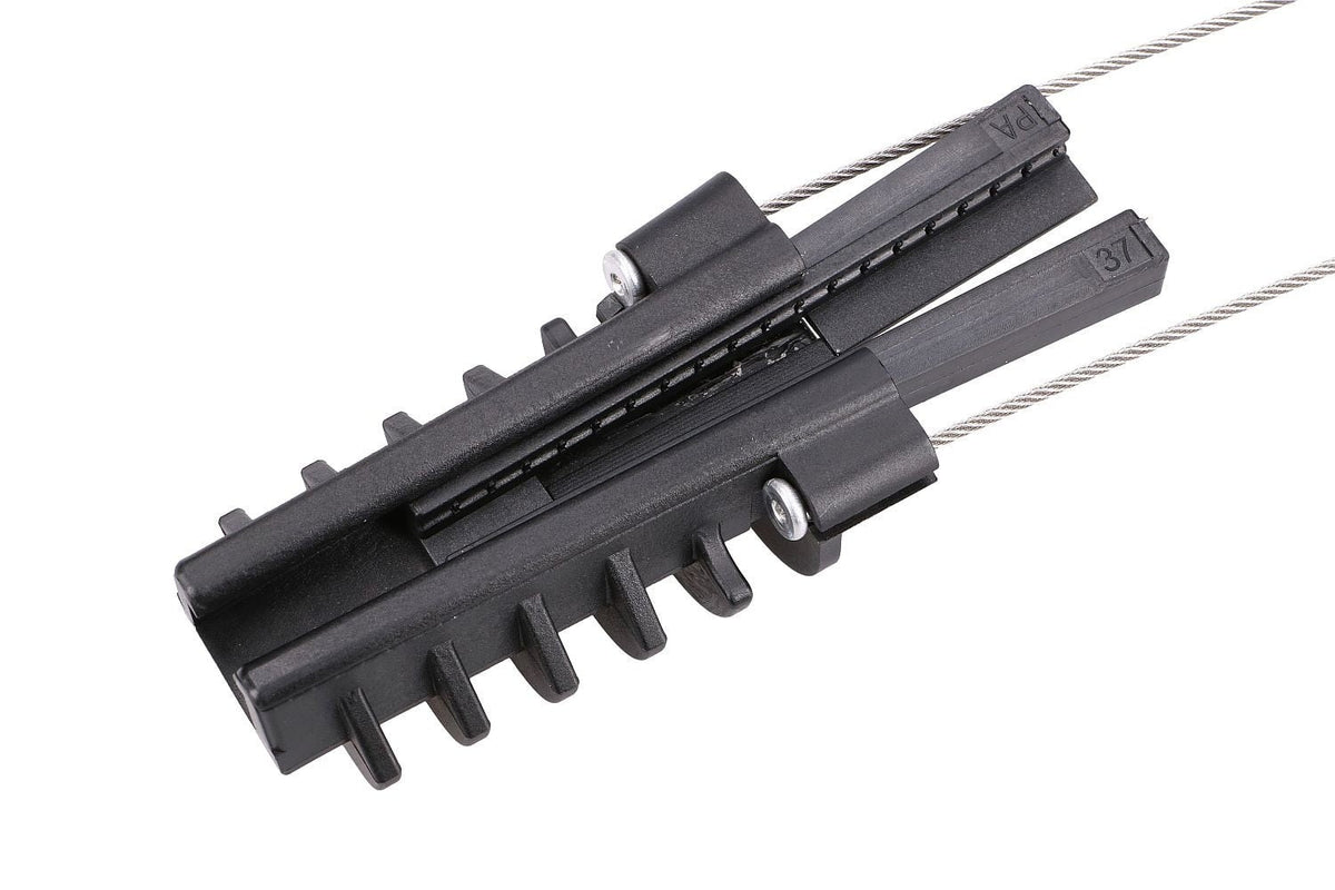 Extralink ANCHORING CLAMP PA6-9 range-câbles et serre-câbles Noir, Acier