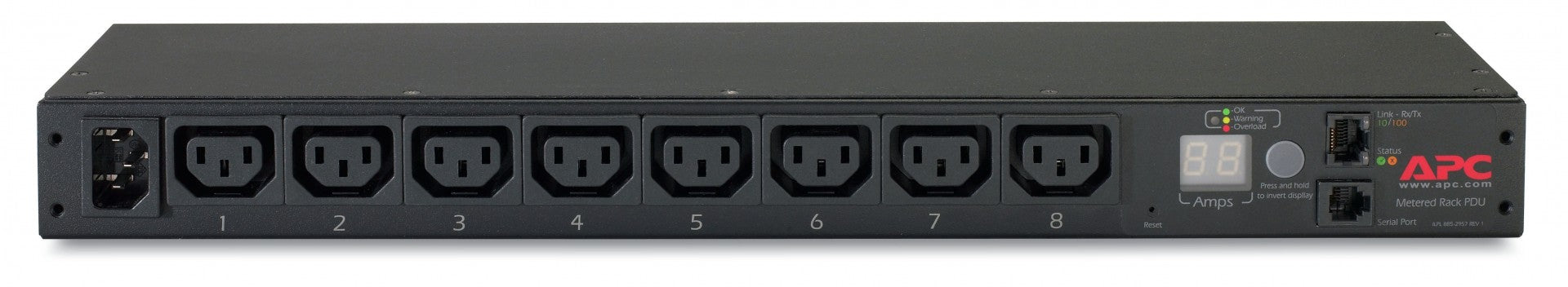 APC Rack PDU Metered 1U 10A 230V 8C13