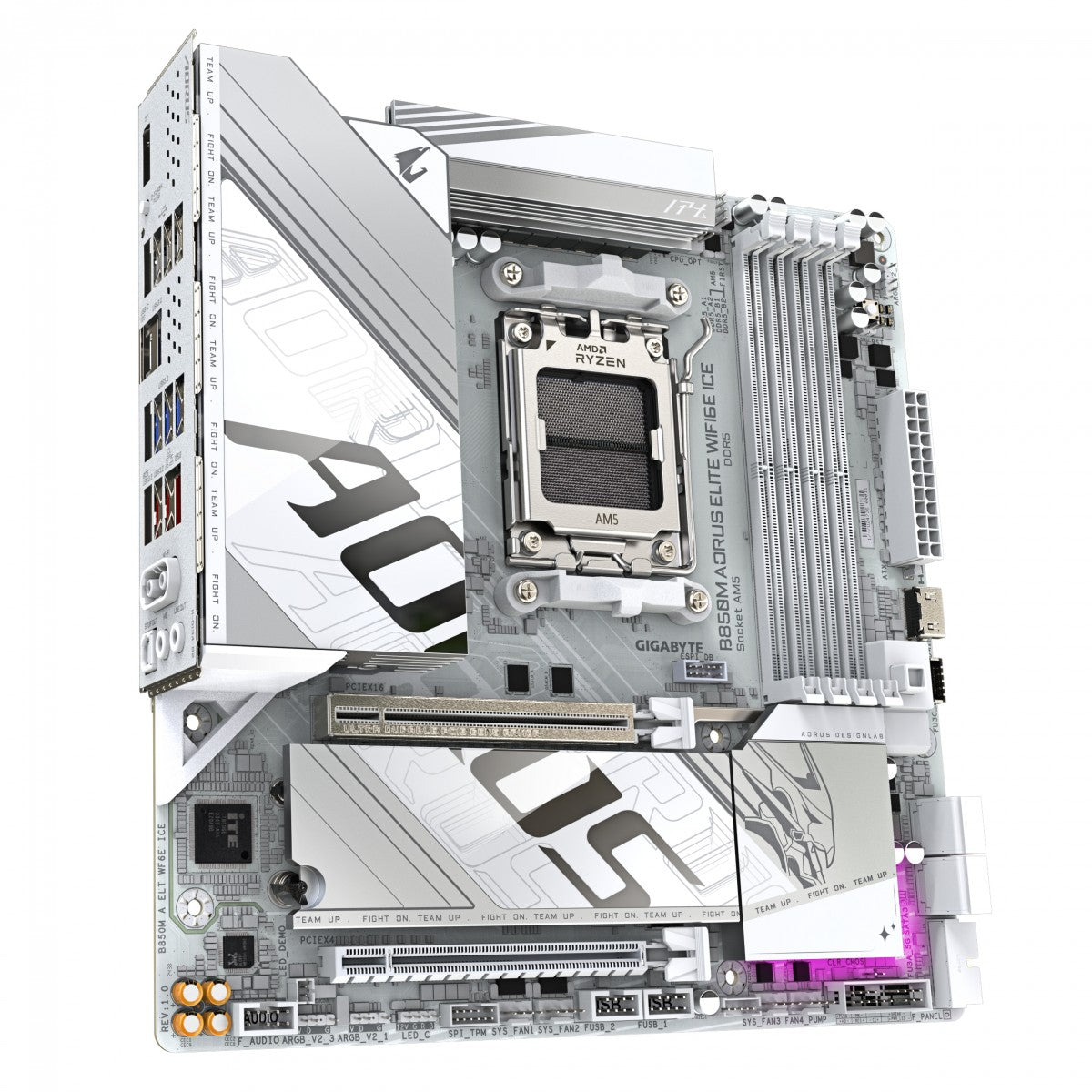 GIGABYTE B850M AORUS ELITE WIFI6E ICE AMD B850 Emplacement AM5 micro ATX