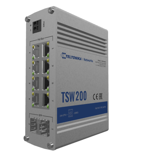 TELTONIKA NETWORKS TSW200 PoE+ Ethernet switch SFP