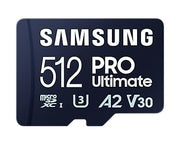 CARTE MEMOIRE SAMSUNG 512 Go MICRO-SD PRO Ultimate avec lecteur USB Classe 10 Le