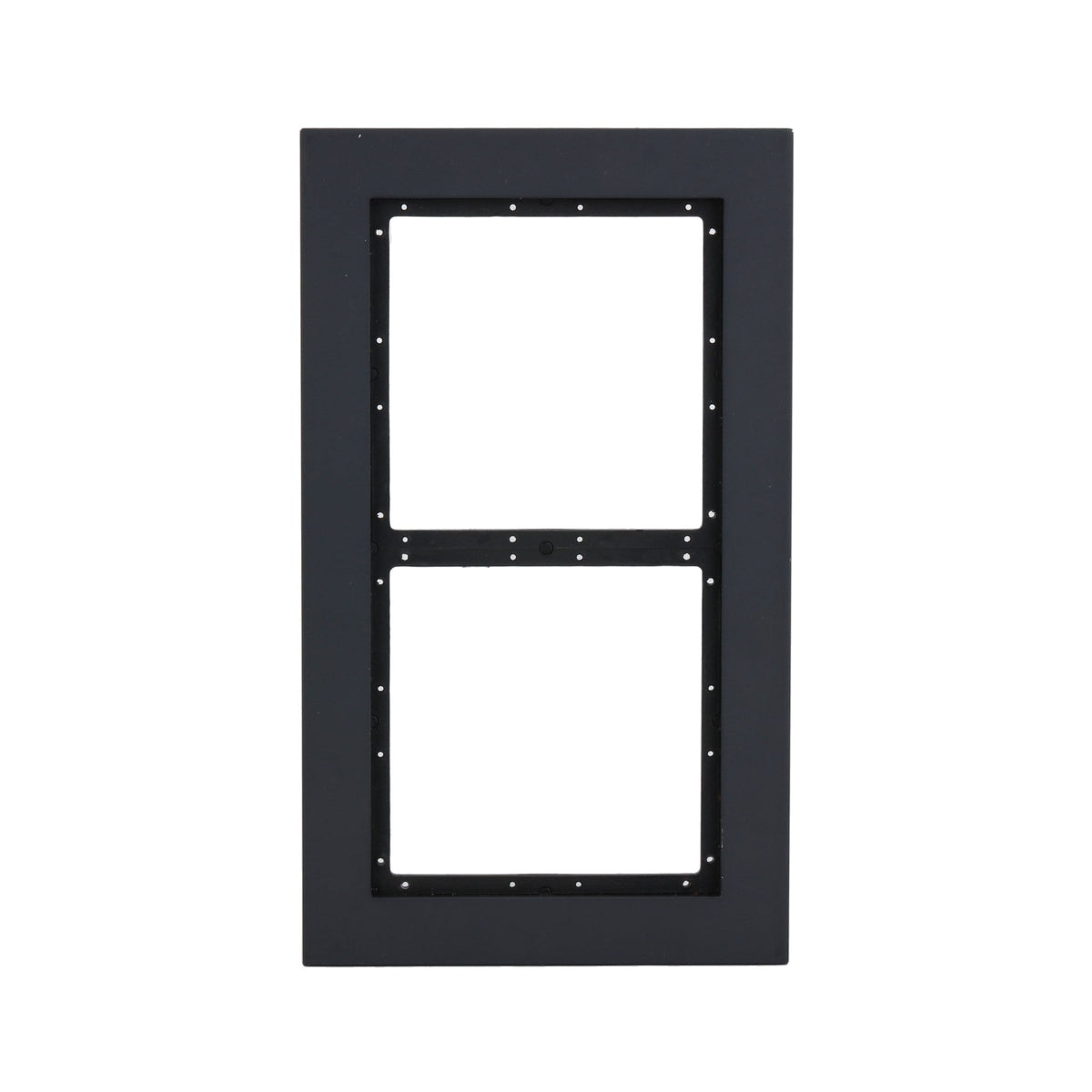 DAHUA- Cadre cache noir pour boitier 2 emplacements interpho