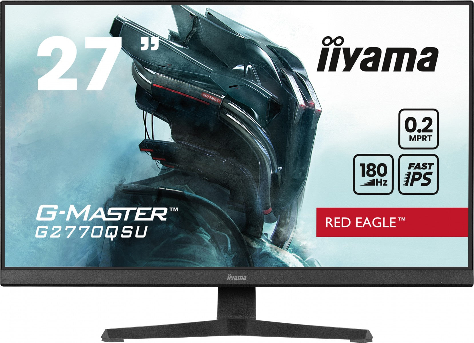 "iiyama G-MASTER G2770QSU-B6 écran plat de PC 68,6 cm (27"") 2560 x 1440 pixels Wide Quad HD LED Noir"