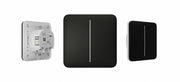Ajax Systems 52147.144.BL SoloButton (2-gang) - bouton de commutateur a 2 gangs - noir
