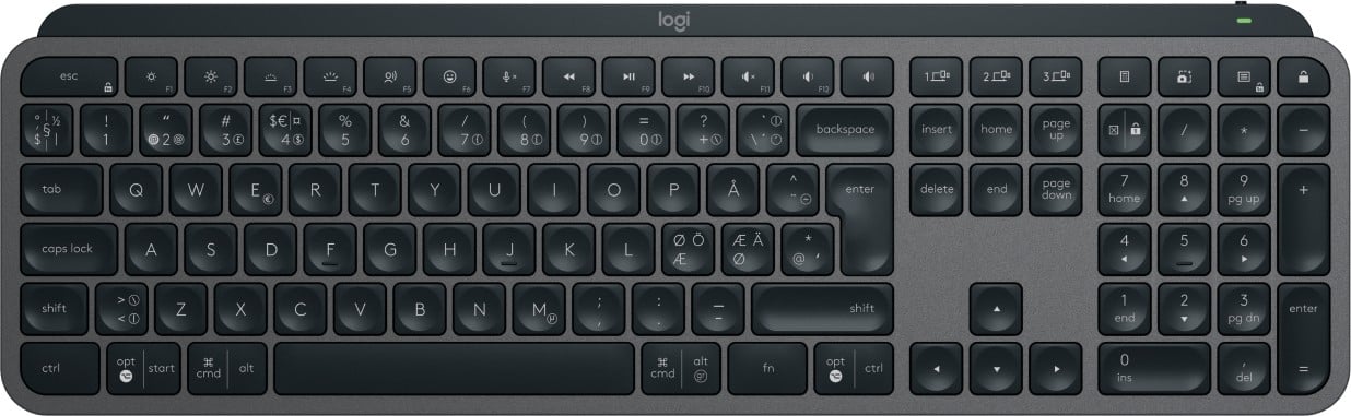 Logitech 920-011581 clavier Universel Bluetooth QWERTY Nordique Graphite