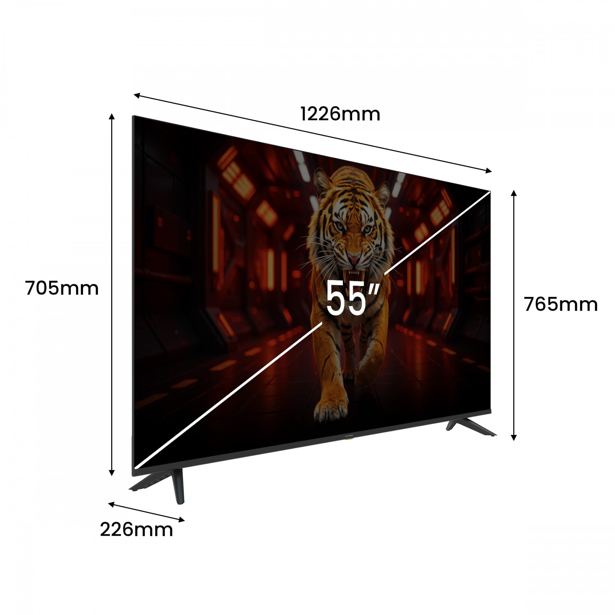 "Kiano Elegance TVTL55 Tizen OS Powered by Samsung LED 55"" UHD/4K"