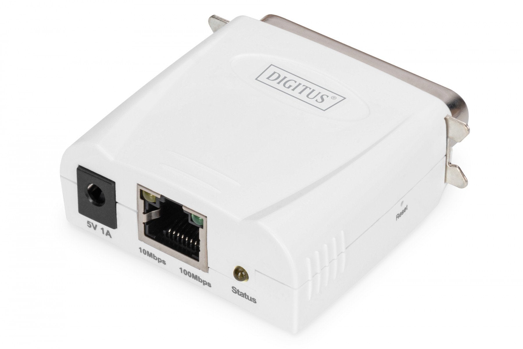 Serveur d’impression Fast Ethernet - parallele - Blanc - LAN - Statut - Taiwan - Ethernet LAN - IEEE 802.3 - IEEE 802.3u - 10,100 Mbit/s