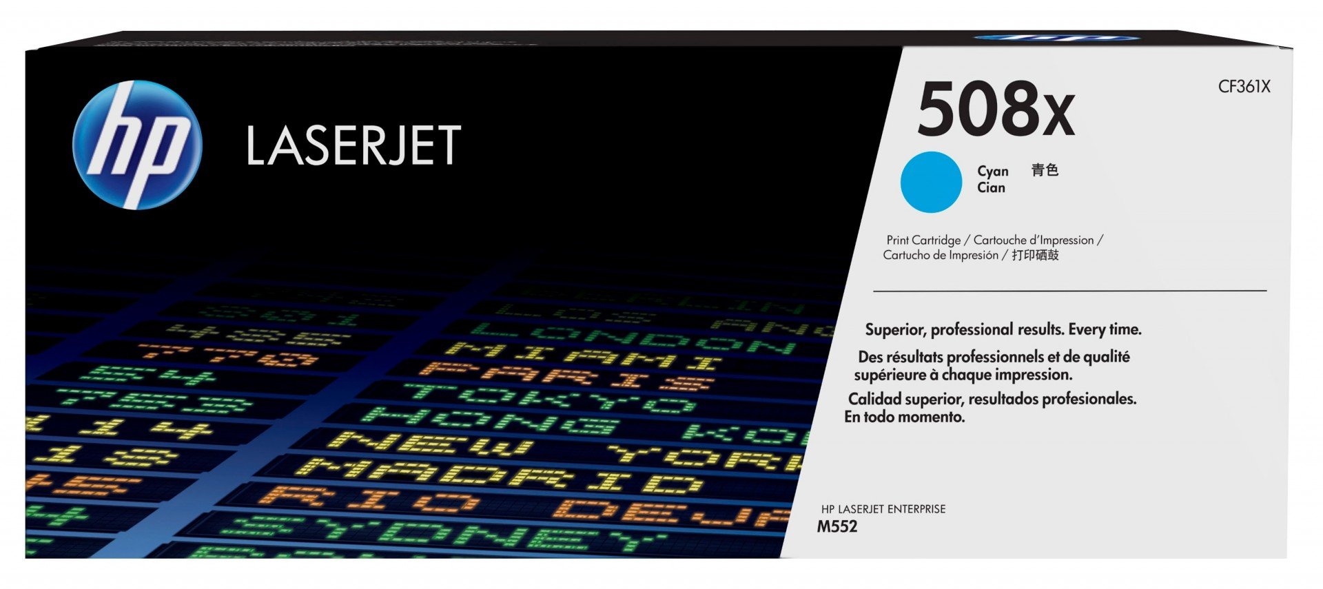 HP 508X original Toner cartridge CF361X cyan 9.500 pages high capacity