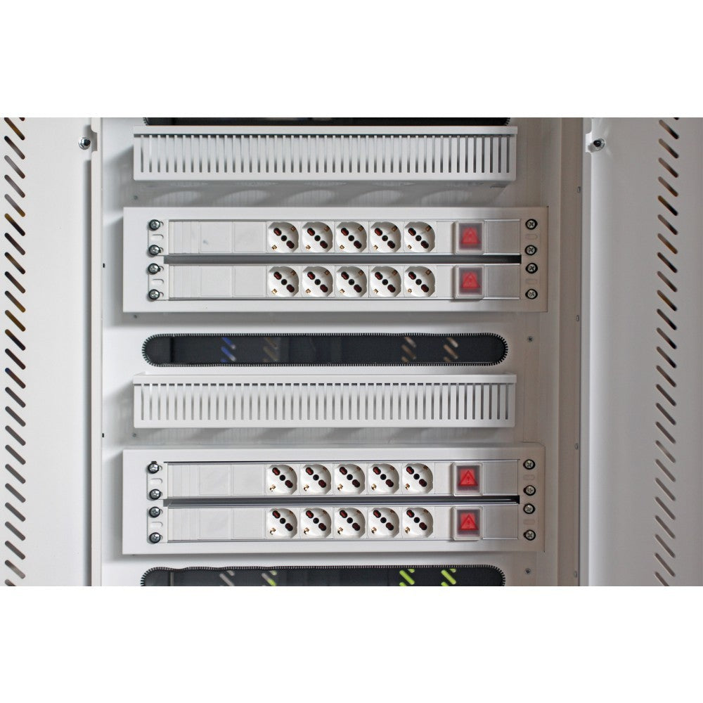 Techly I-CABINET-30DTY Armoire de chargement pour 30 ordinateurs portables tablettes 30 prises AC 230V