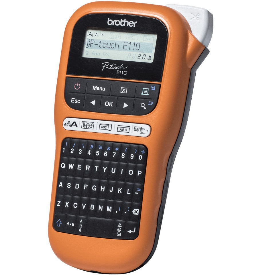 Brother PTE110VPYP1 imprimante pour étiquettes 180 x 180 DPI 20 mm/sec TZe QWERTY