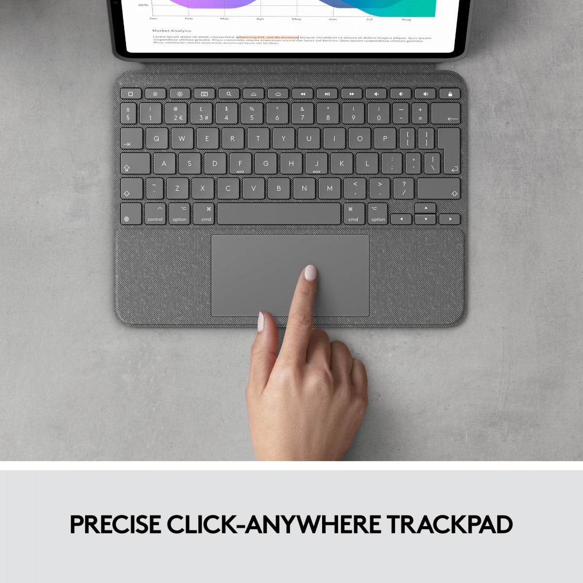 Combo Touch iPad Pro 11" Grey UK