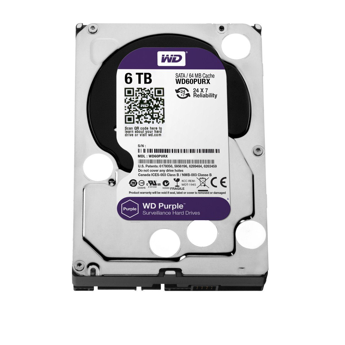 Western Digital Purple 6TB WD60PURX