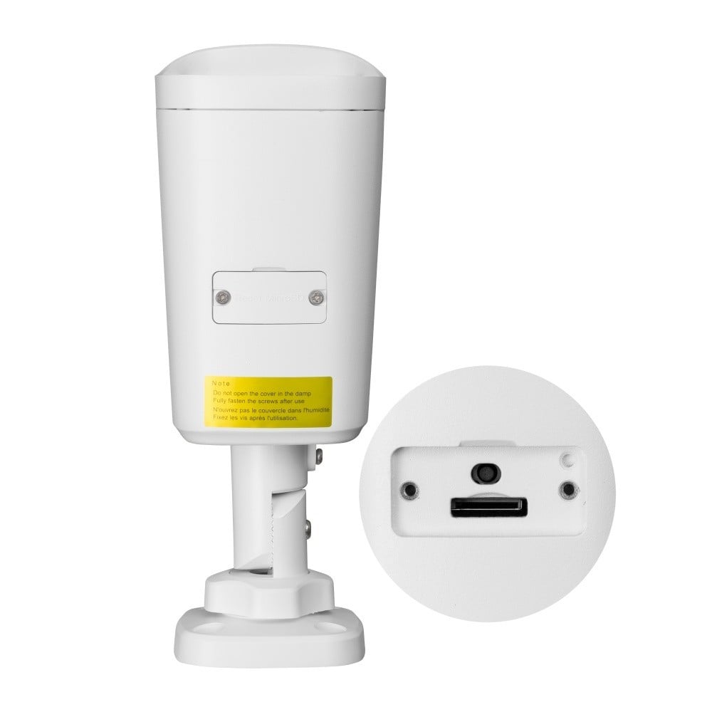 BCS BCS-B-TIP45VSR5(2.0) Caméra IP tube 5MP avec microphone et boîtier IP67