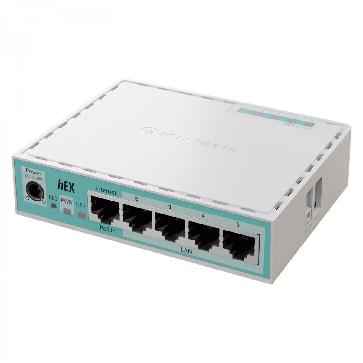 Mikrotik hEX Routeur connecté Gigabit Ethernet Blanc
