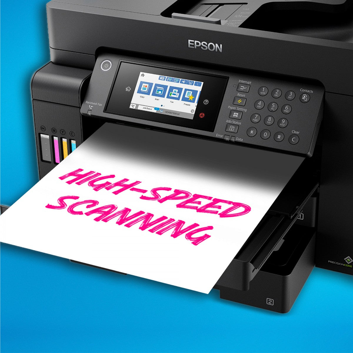 EPSON EcoTank ET-16655 MFP colour inkjet ITS A3 25ppm Print 550sheets USB LAN Wi-Fi Black