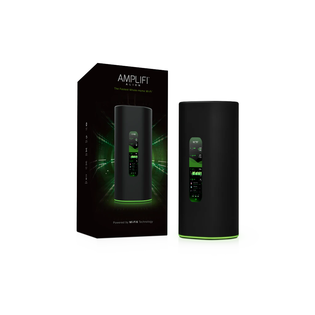 Ubiquiti AFI-ALN-R AmpliFi Alien routeur sans fil Gigabit Ethernet Bi-bande (2,4 GHz / 5 GHz) 5G Noir, Vert