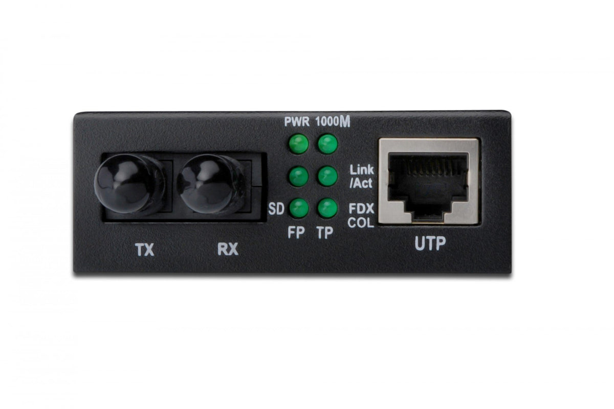 Digitus DN-82010-1 convertisseur de support réseau Interne 1310 nm Multimode Noir