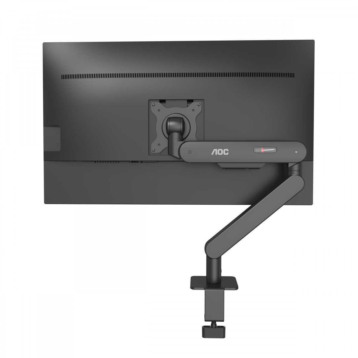AOC AM400 bras réglable - pour écran plat - alliage d'aluminium - noir - Taille d'écran : 17"-34" - montrable sur bureau