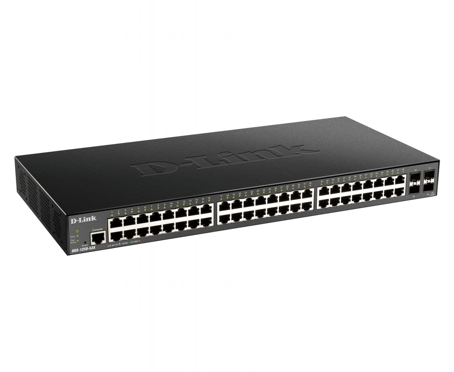 D-LINK 52-Port Smart Managed Gigabit Switch 4x 10G dlink green 3.0 48x 10/100/1000Mbit/s TP RJ-45 Port 4x 10Gbit/s Fiber SFP+
