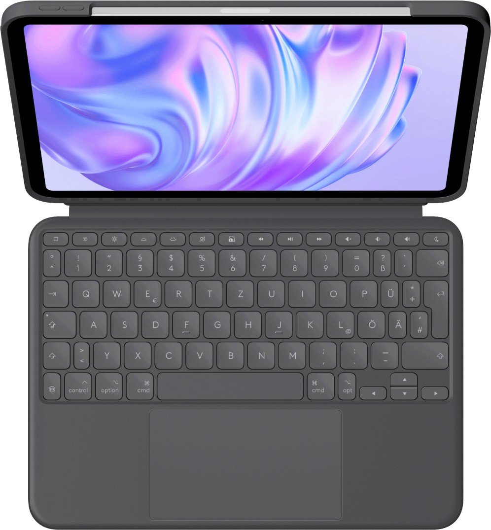 Logitech Combo Touch QWERTZ Allemand Smart Connector Graphite