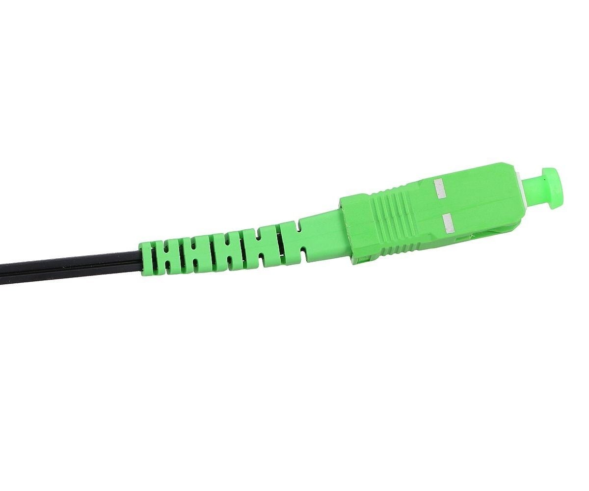 Extralink SC/APC-SC/APC Plat | Cordons de brassage | suspendu, monomode, Simplex, G.657A2, 15m