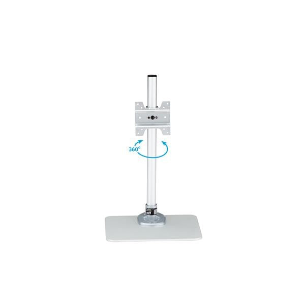 Single Monitor Stand - Silver