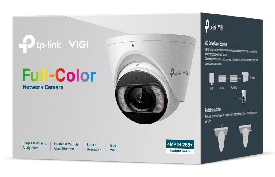 TP-LINK 4MP Full-Color Turret Network Camera