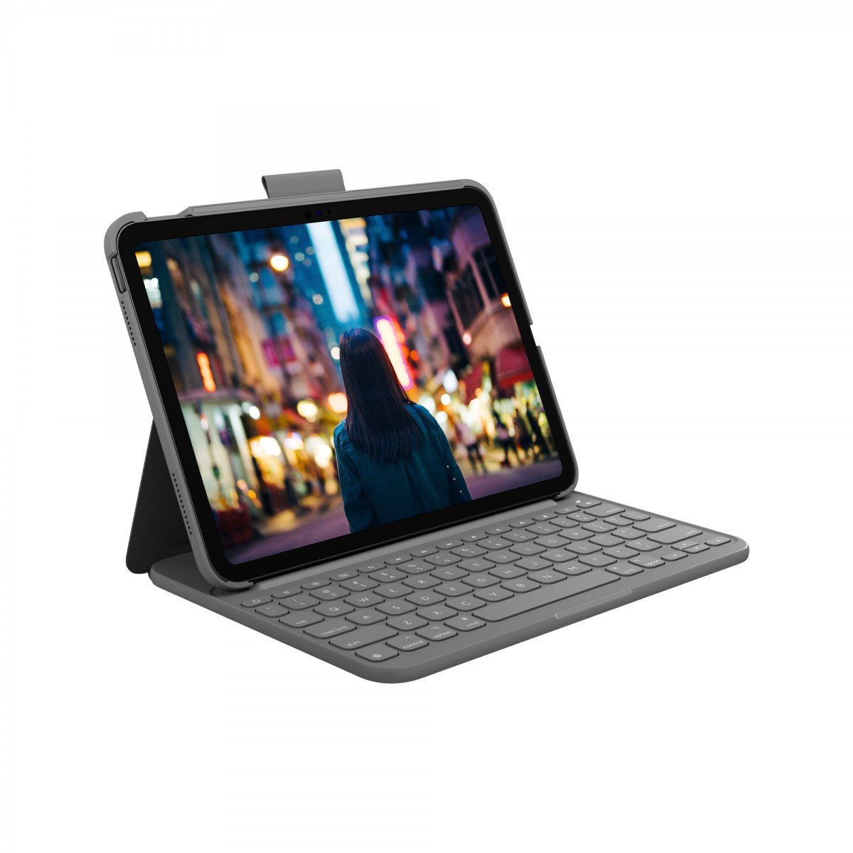 Logitech 920-011424 clavier pour tablette QWERTZ Suisse Bluetooth Gris