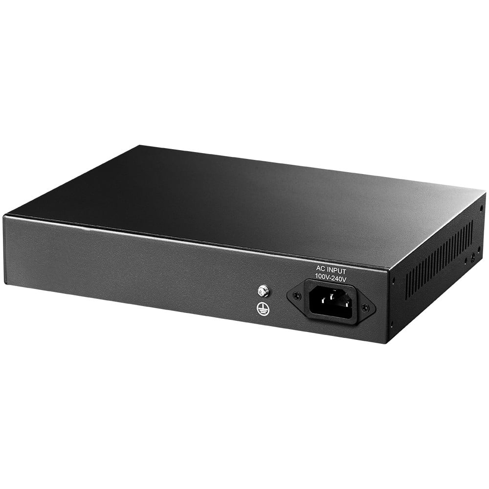 Cudy GS1010PE commutateur réseau Gigabit Ethernet (10/100/1000) Connexion Ethernet, supportant l'alimentation via ce port (PoE) Noir